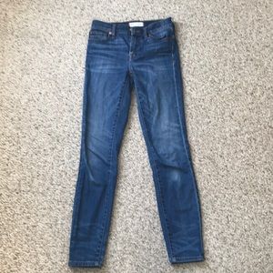 High Riser Skinny Madewell Jeans size 24